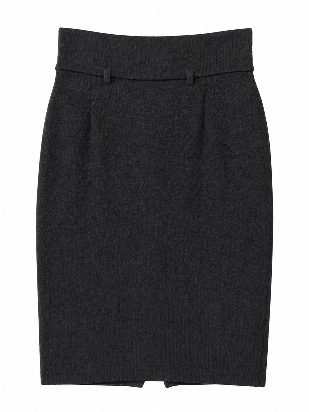 St. John Collection Santana Knit High Waist Belt Loops Pencil Skirt Size 6